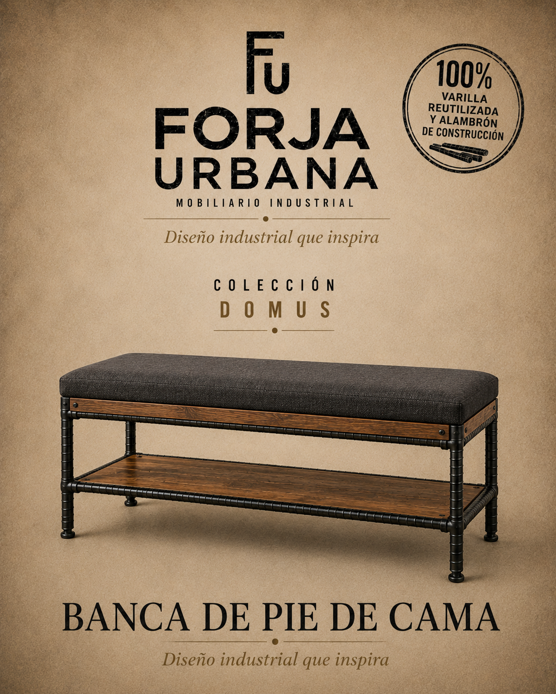 domus banca de pie de cama