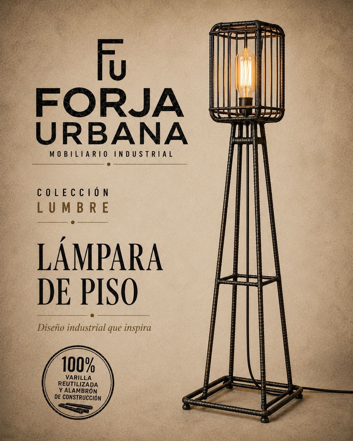 lumbre lámpara de piso